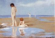 William Stott of Oldham Study of A Summer-s Day Sweden oil painting artist